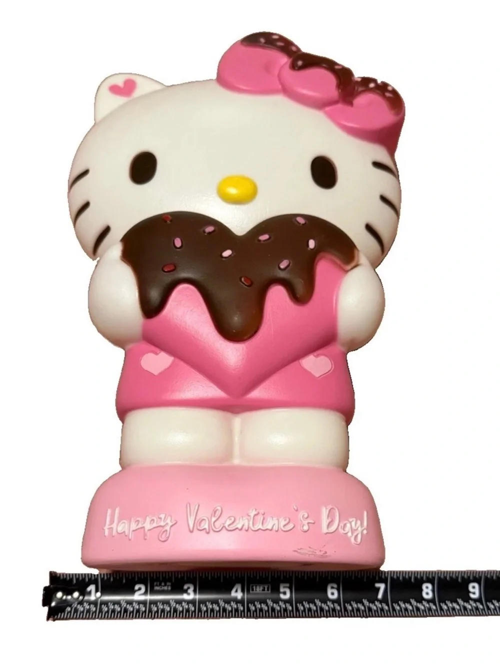 Hello Kitty “Love is Sweet” Valentine's Day Blow Mold Lighted Décor w/Donut 2026